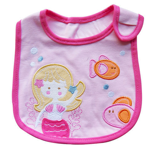 Симпатичный Bib полотенца слюны Princess Мягк Хлопка Младенца Bibs водоустойчивый для подавать малыша