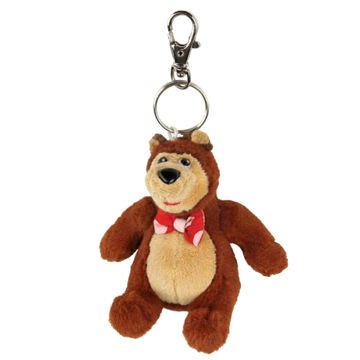 Медведь Keychain плюша Masha Toys животные шаржа шарма заполненные выполненные на заказ