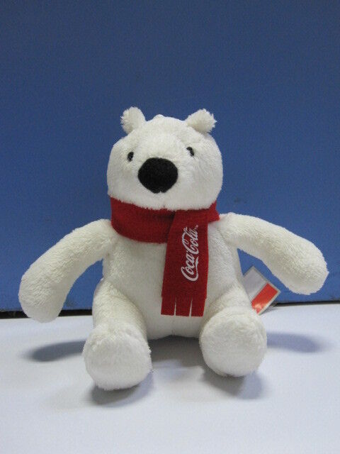 нажим Keychain заполненного животного полярного медведя кока-колы 12cm Кристмас милый